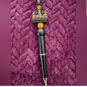 Black and Gold Designer-Inspired Pen